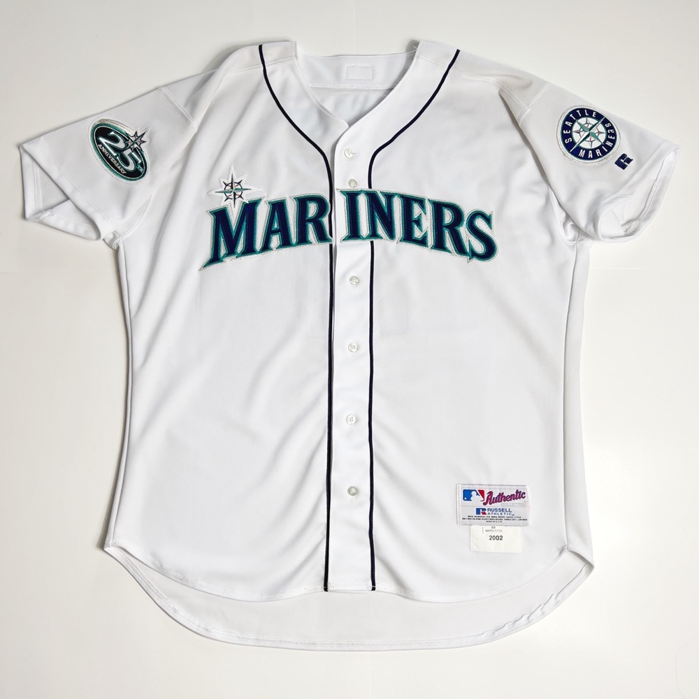 Edgar Martinez Seattle Mariners game issued jersey autographed
